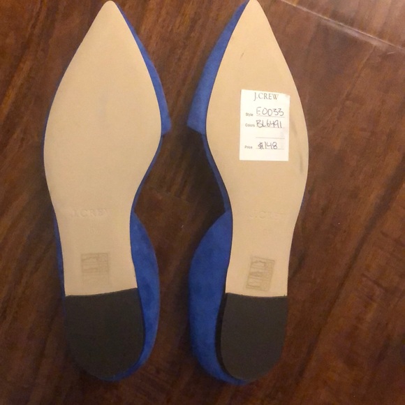 Cobalt d’orsey flats from J.Crew, never worn - Picture 4 of 4
